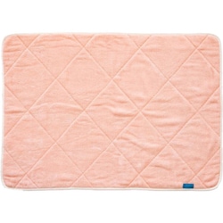 CARARACA タオルバスマット 約縦50cm×約横70cm ピンク