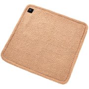 ホットマット（45×45cm） ベージュ 3段階温度調節 持ち運び可能 電気座布団 USB給電式 UHM-KDR01BE