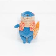 もちシリーズ mini ボールチェーンマスコット もちかわうそ サーファー 青