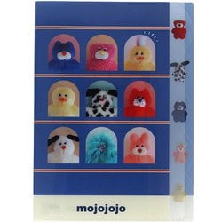 【限定】 ダイカットクリアファイル5P mojojojo ブルー S2175126