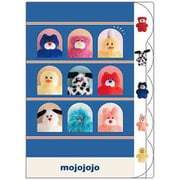 【限定】 ダイカットクリアファイル5P mojojojo ブルー S2175126