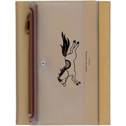 限定 isshoni.ペンケース付ノートカバーPVC B6 2026午 ゴールド N6045