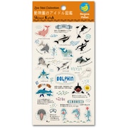 バナナペーパーシートシール 動物園のアイドル図鑑 イルカ bp-ss-10013