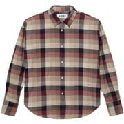 フランネルチェックシャツ レディース シャツ Blue navy ch(003) Mサイズ ZCFBN01