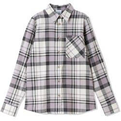 ウィメンズキャリコベイシンフランネルロングスリーブシャツ レディース シャツ Shark Multiplaid（011） Sサイズ AR0805