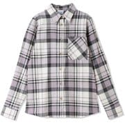 ウィメンズキャリコベイシンフランネルロングスリーブシャツ レディース シャツ Shark Multiplaid(011) Mサイズ AR0805