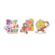 MCG-084 おさるのジョージ ステッカー 3枚セット A Everyday Curious vol.3