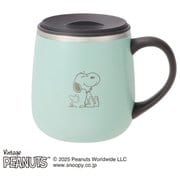 蓋つきステンレスマグ short 0.32L PEANUTS ミントグリーン BHK262-MTGR