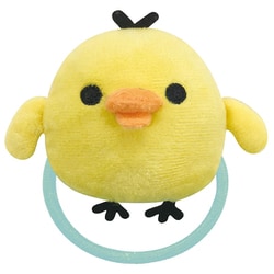 K5226C リラックマ フェイスマスコットヘアゴム キイロイトリ