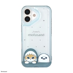 iPhone 17用 IIIIfitクリアケース サメニャン MOFU-91A