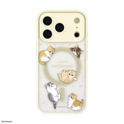 iPhone 17 Pro用 MagSafeプランプフレームケース ニャンコ MOFU-98A