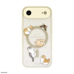 iPhone Air用 MagSafeプランプフレームケース ニャンコ MOFU-99A