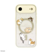 iPhone Air用 MagSafeプランプフレームケース ニャンコ MOFU-99A