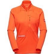 アイガーノードワンドアドバンスドファーストレイヤーハーフジッププル レディース カットソー eiger orange（2289） Sサイズ（日本：Mサイズ） 1016-01780