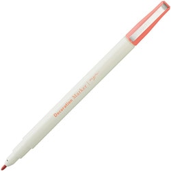 myfa デコレーションマーカー コーラルレッド PN102-3