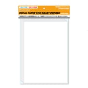 INKJ-T05WB-V2 家庭用インクジェットプリンターデカール用紙 A4サイズ 5枚入 白ベース [プラモデル用品]