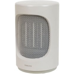 ミニセラミックヒーター 600W 風量2段階 2時間自動OFF 転倒OFF機能付き ベージュ EDMF-T06-C