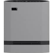 大風量 スリムセラミックファンヒーター 1200W 風量3段階 温度5段階 人感センサー 転倒OFF機能付き グレー YKDSF-SU12-H