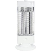 ツインヒートPLUS 1200W 速暖カーボンヒーター＋遠赤外線シーズヒーター パワー切替3段階 首振り機能付き DBC-W123-MW