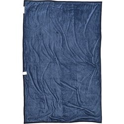 掛け敷毛布 両面フランネル仕様 本体丸洗い ダニ対策 YMK-FK45KK-BL