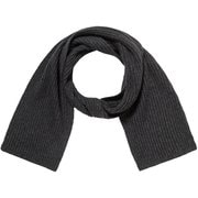 リブニットマフラー ネックゲイター Dark heather grey（006） ZRSBM66