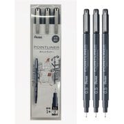 ぺんてる 水性ペン ミリペン POINTLINER(ポイントライナー) 0.5 3本セット S20P-5AD3H