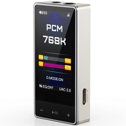 QX13 ポータブルヘッドホンアンプ USB DAC内蔵 Titanium Gold FIO-QX13-G