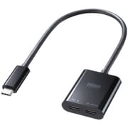 USB Type-C 拡張アダプタ 映像出力/PD充電同時 4K/60Hz DP Alt Mode PD100W ケーブルタイプ AD-ALCCPD02