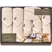 今治 無漂白・無染色 ナチュラタオル フェイスタオル×6 IME85600