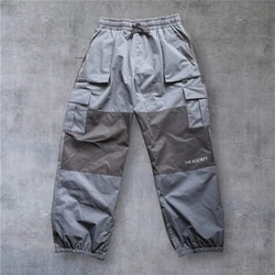 3L ミリタリーカーゴパンツ ユニセックス スノーパンツ ダークネイビーxブラック（DN×BL） XLサイズ TSP0004