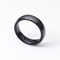 EVERING（エブリング） プリペイド式スマートリング VISAタッチ決済対応 ブラック USサイズ：5