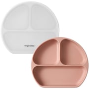 AngeSmile シリコントレイ（蓋付き）アプリコット ang-siltray-or