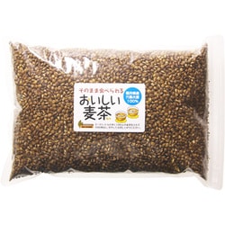 そのまま食べられるおいしい麦茶 福井県産六条大麦100% 1Kg