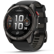fenix 8 Pro(フェニックス 8 プロ)Sapphire AMOLED 51mm Ti Carbon Gray DLC / Black シリコンバンド LTE 心電図(ECG)アプリ Suica対応 GPSスマートウォッチ 010-03199-21