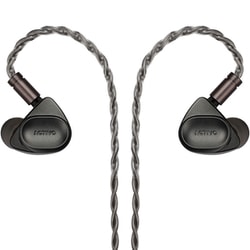 トリプルダイナミックドライバー搭載 3.5mm/4.4mm/USB-C切替 3in1マルチプラグ IEM IRV-ACTIVO-VOLCANO-BK