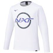 N-XT Tシャツ(長袖) ユニセックス カットソー ホワイト（01） Lサイズ 32JAC740