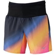 マルチポケットパンツ プラス グラフィック 7インチ ユニセックス ランニングウェア ショートパンツ ユウヤケ（97） Lサイズ J2MBC016