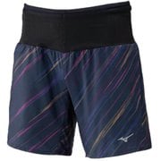 マルチポケットパンツ プラス グラフィック 7インチ ユニセックス ランニングウェア ショートパンツ ハナビ（98） XLサイズ J2MBC016
