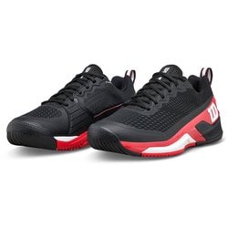RUSH PRO 4.5 メンズ テニスシューズ ブラック/インフラレッド/ホワイト 26.5cm WRS334330U085