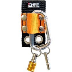 B-STAFF ビットホルダー ベルト通し・キーアダプター付 黄 BTH-2YB