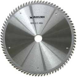 バクマ 大径チップソー 216×100P トメ切