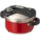 両手圧力鍋 orth Plus（オースプラス）3.5L レッド IH対応 ガス火対応 670045