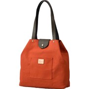 HAL55100-OR [HaL 倉敷産帆布×姫路レザー Aライントート（テラコッタ）]