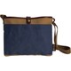 そだてる帆布Grough ＜パラフィン加工帆布× レザー＞サコッシュ（ネイビー× ブラウン） GRH50800-NV
