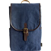 GRH50200-NV [そだてる帆布Grough ＜パラフィン加工帆布× レザー＞リュック（ネイビー× ブラウン）]