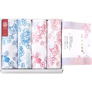京都 洛北友禅 ひとつひとつ手染めのマルチタオル ショート×4 KYT28800