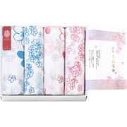 京都 洛北友禅 ひとつひとつ手染めのマルチタオル ショート×2、ロング×2 KYT28101