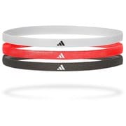 adidas ヘアバンド 3本セット BK/WT/RD