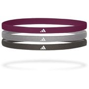 adidas ヘアバンド 3本セット BK/GR/PB