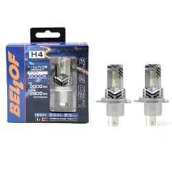 LEDヘッドライトバルブ H4 6000K 2800lm/3000lm 2個入り ファンレスモデル 車検対応 プレシャス・レイR DBA1831